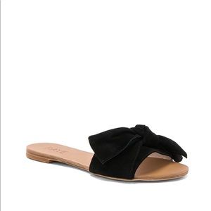 RAYE Sandy Sandal Black Suede Size 9 Like-New, Quiet Luxury